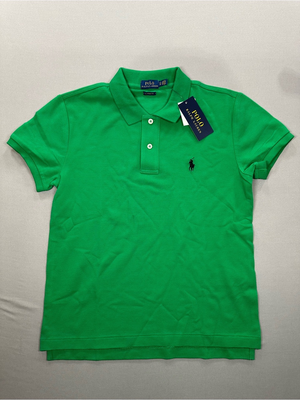 NWT Polo Ralph Lauren Classic Fit Short-Sleeve Polo Shirt - Womens XS